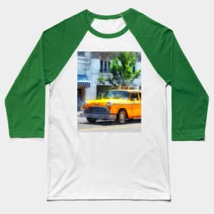 Cars - Vintage Checkered Cab Baseball T-Shirt